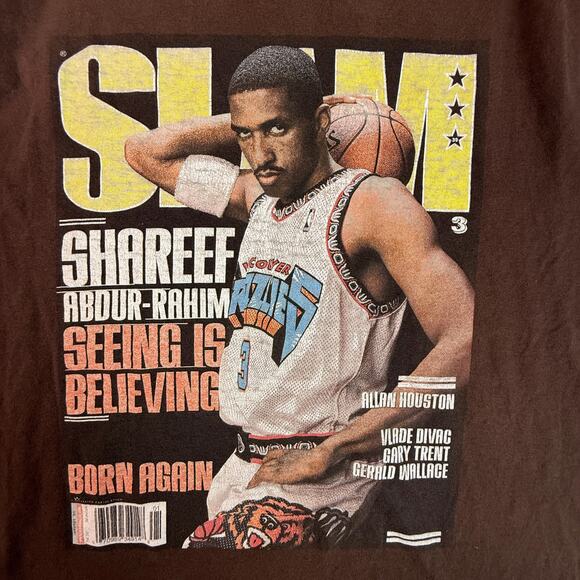 Mitchell & Ness Shawn Kemp “Slam” Cover Basketball Tee — Hardwood Classics - Picture 4 of 6